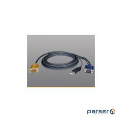 USB (2-in-1) Cable Kit for NetDirector KVM Switch B020-Series and KVM B022-Series, 6-ft. (P776-006)