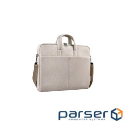 Сумка для ноутбука Defender 15.6" Solid PU beige (26126)