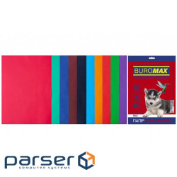 Папір Buromax А 4, 80g, DARK+INTENSIVE, 10colors, 50sh (BM.2721950-99)