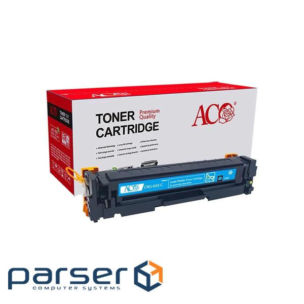 Картридж ACO Canon 055H Cyan, without chip (ACO-CRG-055HCNC)