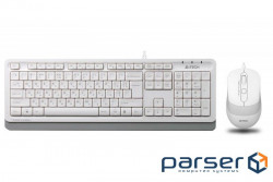 Комплект клавіатура + миша A4TECH Fstyler F1010 White (F1010 (White))