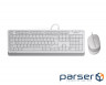 Комплект клавіатура + миша A4TECH Fstyler F1010 White (F1010 (White))