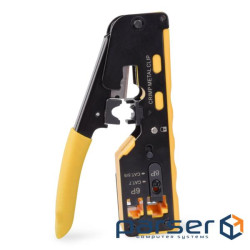 Multi Modular Crimping Tool Pass through Suitable for 6P,8P, CAT 6, EZ 8P8C Plug (DN-94025)