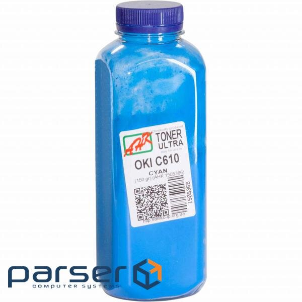 Тонер OKI C610, 150г Cyan ULTRA COLOR AHK (1505366)