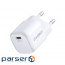 Зарядний пристрій Choetech 1х USB-C 30W PD QC3.0 PD5007 white (PD5007-EU-WH)