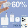 Зарядний пристрій Choetech 1х USB-C 30W PD QC3.0 PD5007 white (PD5007-EU-WH)
