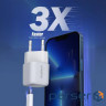 Зарядний пристрій Choetech 1х USB-C 30W PD QC3.0 PD5007 white (PD5007-EU-WH)