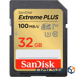 Memory card SANDISK SDHC Extreme Plus 32GB UHS-I U3 V30 Class 10 (SDSDXWT-032G-GNCIN)