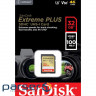Memory card SANDISK SDHC Extreme Plus 32GB UHS-I U3 V30 Class 10 (SDSDXWT-032G-GNCIN)