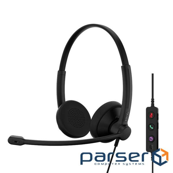 Гарнітура комп'ютерна стерео On-Ear EPOS IMPACT 100 MS, USB C + A, Microsoft Teams, од (1001421)