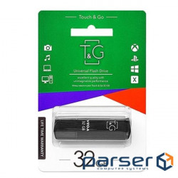 Флеш-накопичувач USB 32GB T&G 121 Vega Series Black (TG121-32GBBK)