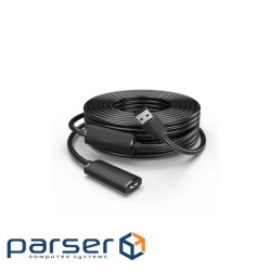 Дата кабель USB 2.0 AM/AF 15.0m Active black Vention (CBKBN)