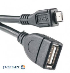 Date cable OTG USB 2.0 AF to Micro 5P 0.10m PowerPlant (KD00AS1232)