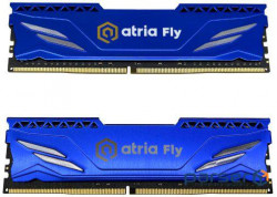 Модуль пам'яті 16Gb DDR4 3200MHz Atria Fly Blue ( 2x8) ATRIA UAT43200CL18BLK2/16