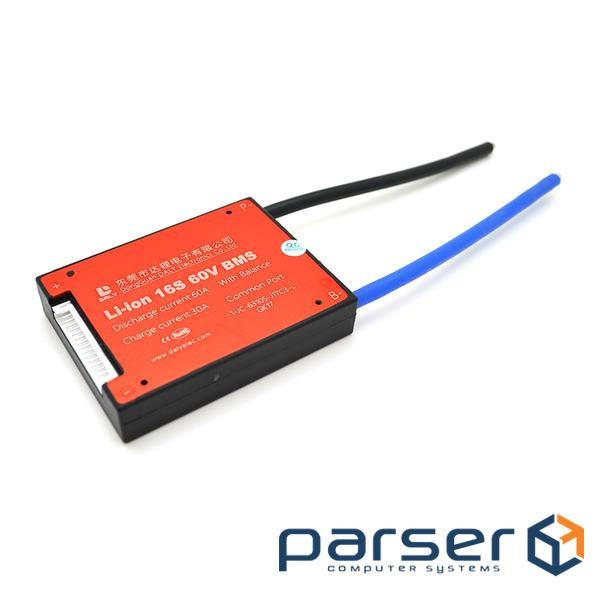 BMS плата DaLy Li-ion 60V 16S 30 / 60A (DL16S-60A 60V)