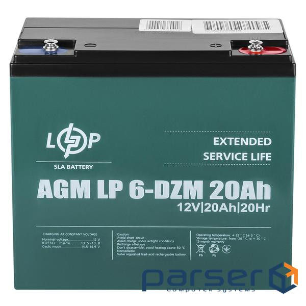 Акумуляторна батарея LogicPower LP 6-DZM-12-20 AMG (5438)