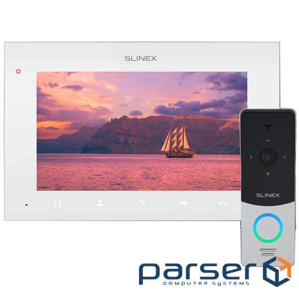 Комплект відеодомофона Slinex ML-20HD(Black)+SQ-07MTHD(White)