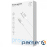 Кабель Proove ReGen Silicone USB to Type-C 3A (1m) white (CCRS27001202)