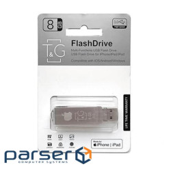 Флеш-накопичувач USB3.0 8GB Lightning T&G 004 Metal Series (TG004IOS-8G3)