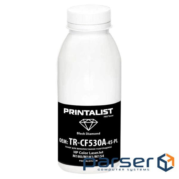 Тонер HP CLJ M180/M181/M154 45г Black Printalist (TR-CF530A-45-PL)