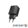 Зарядний пристрій HOCO N56 2xUSB-C PD30W + 2xUSB black (6942007632492)