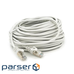 Патч-корд литий MERLION, FTP, RJ45, Cat.5e, 25m, сірий, CCA, Q200 (PCM-CCA-5E / 25G)