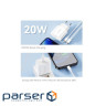 Зарядний пристрій Essager USB-C PD20W + cable USB-C to Lightning white (EFJB02-XBL02-T)