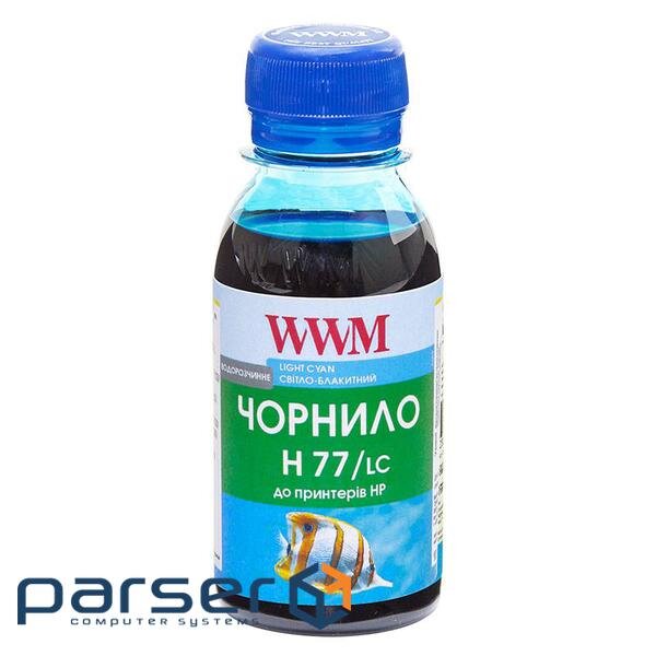 Чорнило WWM HP №177/85 100г Light Cyan (H77/LC-2)