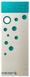 USB флеш накопичувач Apacer 64GB AH11J Turquoise Green USB 2.0 (AP64GAH11JG-1)
