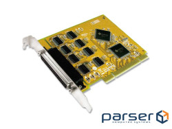 Восьмипортовий плата розширення RS232 з інтерфейсом PCI (SER5066A)