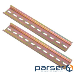 DIN-рейка C45, U-подібна перфорована, товщина 1,0 мм, довжина 20 см, 0,062кг (YT-DIN-C45-10-200) (YT-DIN-C45-10-200)