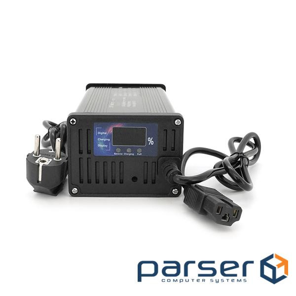 Зарядний пристрій Jinyi для акумуляторів LiFePo4 48V(58,4V),16S,8Aштекер Triangle plug (JN-488-5848)