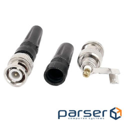 Роз&apos,єм BNC-M - прямий, з пластиковим кожухом та гвинтом для фіксації 