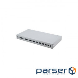 Патч-панель оптична 1U, SC, сплайс касети S332 Crosver (FOB 19/1-332-SC lite)