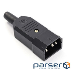 Триконтактний роз'єм C14 тато, під пайку Q50 / 500 (YT-TPCS-M)