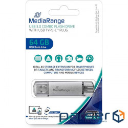 Flash drive MEDIARANGE Slide 64GB (MR937)