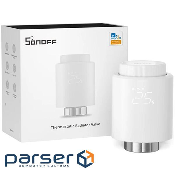Розумний терморегулятор для радіаторів опалення SONOFF Zigbee Thermostatic Radiator Valve (TRVZB)