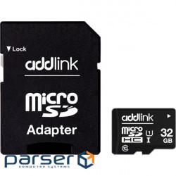 Memory card AddLink 32GB microSDHC class 10 UHS-I U1 (ad32GBMSH310A)