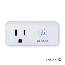 EZVIZ Accessory EZT3010B WiFi Smart Plug with Electricity Statistics 2.4G Remote Control Retail