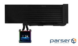 Водяне охолодження для ПК LIAN LI Hydroshift II OLED Curved 360Fanless, Black (G89.GHS2OLDC36NB.00)