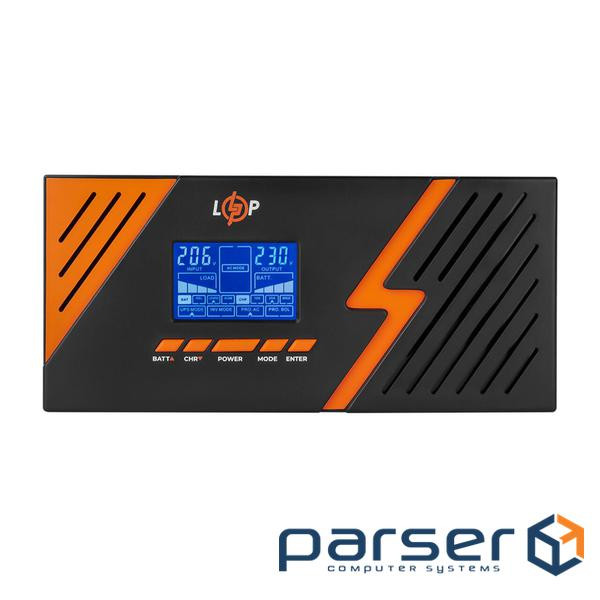 ДБЖ з правильною синусоїдою 12V LPM-PSW-1500VA (1050Вт ) Black (22754)