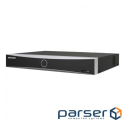 4-канальний PoE 1U K AcuSense 4K NVR Hikvision DS-7604NXI-K1/4P(B)