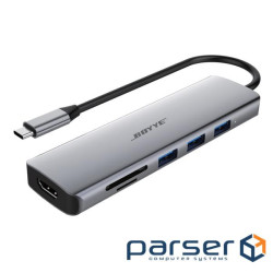 Концентратор FrimeCom USB-C Boyye 6-в -1 (UC-602)