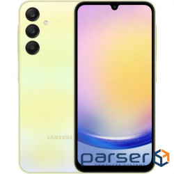 Смартфон SAMSUNG Galaxy A25 5G 6/128GB Yellow (SM-A256BZYDEUC) (8806095382746)