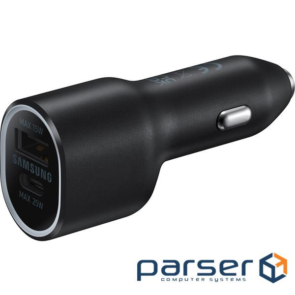 Зарядний пристрій Samsung 40W Car Charger (w/o Cable) Black (EP-L4020NBEGRU)