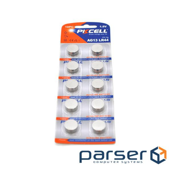 Батарейка лужна PKCELL 1.5V AG13, 10 штук в блістері ціна за блістер, Q (PC / AG13-10B) , Q (PC / AG13-10B)