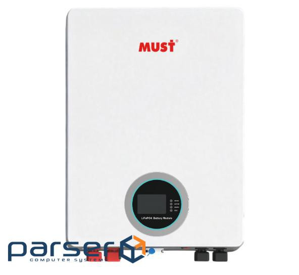 Акумуляторна батарея Must LiFePO4 LP16-24300 25.6V 300Ah, 7,68kWh, BMS100A@8S, CAN2.0 / RS232 / RS48