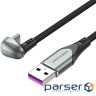 Кабель USB 2.0 AM-Type-C M, 1.5м 66W aluminum alloy, 180 U-Shaped Vention (COHHG)