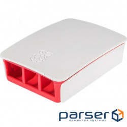 Корпус для Raspberry Pi 4B, червоно-білий (RA547) (RA547)