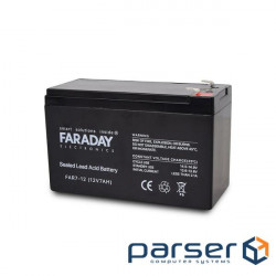 Акумулятор 12В 7 Ач для ДБЖ Faraday Electronics FAR7-12